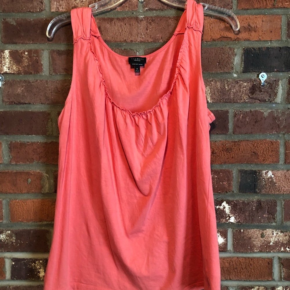 Talbots Tank Top - Peachy Orange